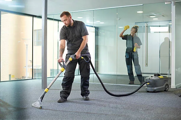 Post-construction cleaning team